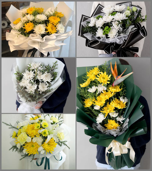 江西上饶万年县裴梅镇白事花束代送